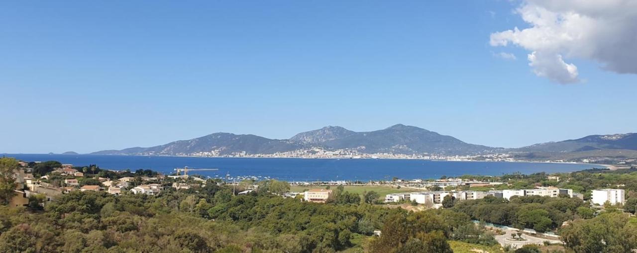 Studio Vue Mer A Porticcio Piscine Et Parking Exterior photo