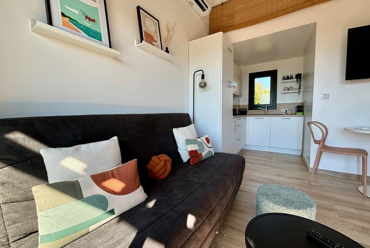 Studio Vue Mer A Porticcio Piscine Et Parking Exterior photo